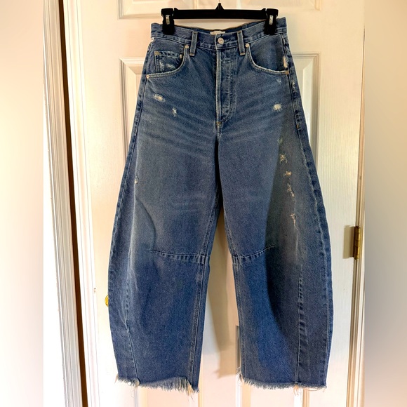 Citizens Of Humanity Denim - Citizens Of Humanity Distressed Blue High Rise Jeans